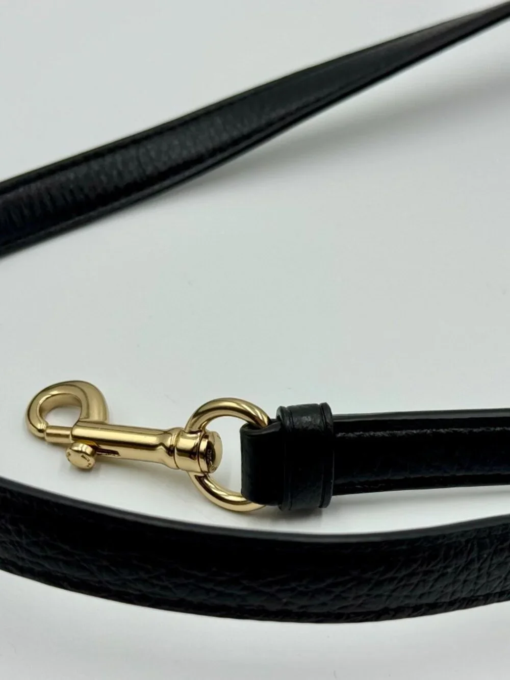 Coach Black & Gold Adjustable Handbag/Purse Strap